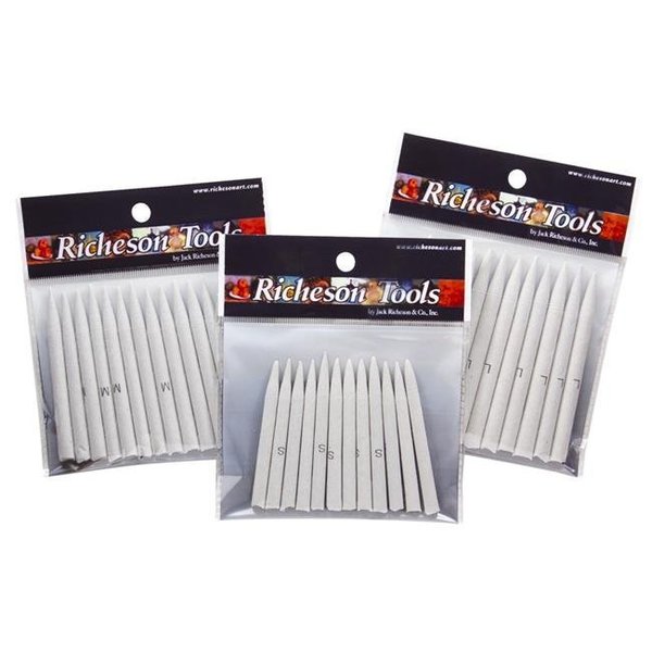 Jack Richeson Jack Richeson 2002162 Single-Pointed End Blending Tortillons - Pack of 36 2002162